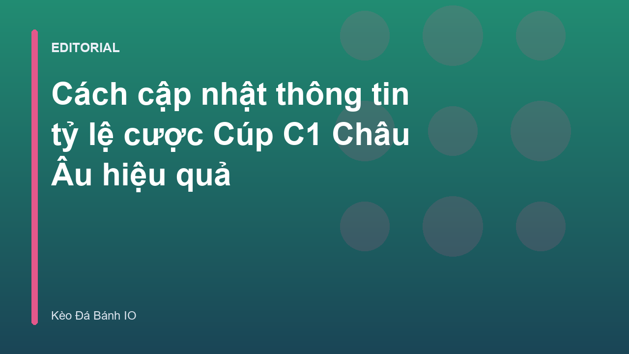 Người hâm mộ theo dõi tỷ lệ cược Cúp C1 Châu Âu