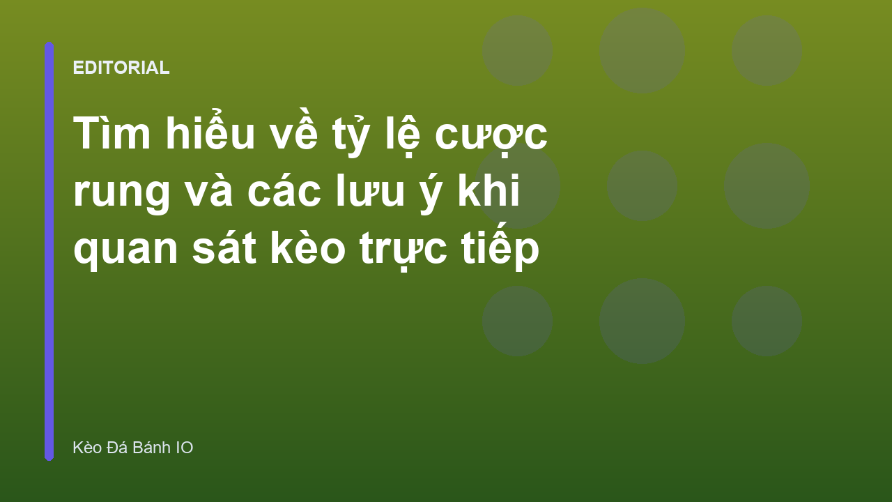 Biểu đồ minh họa sự biến động của tỷ lệ cược rung trong trận đấu
